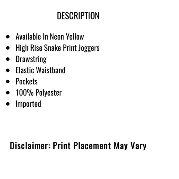 Snake print joggers - Picture 4 of 4